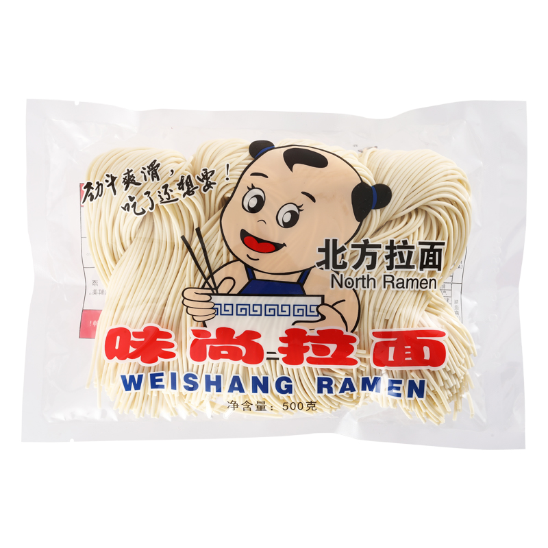 味尚拉面 北(běi)方拉面速食半幹鮮濕面條油潑挂面代餐水(shuǐ)煮面 500g/袋